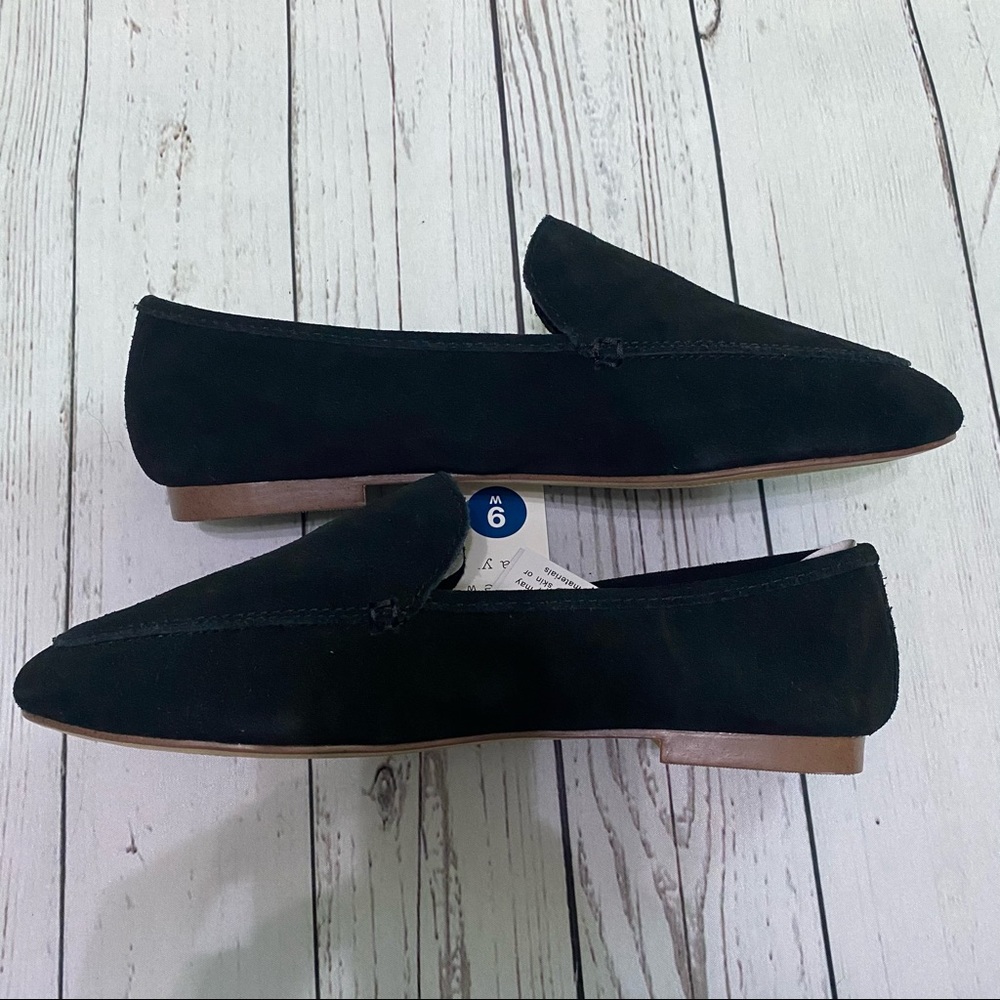 Black Slip on Suede Loafer 9W